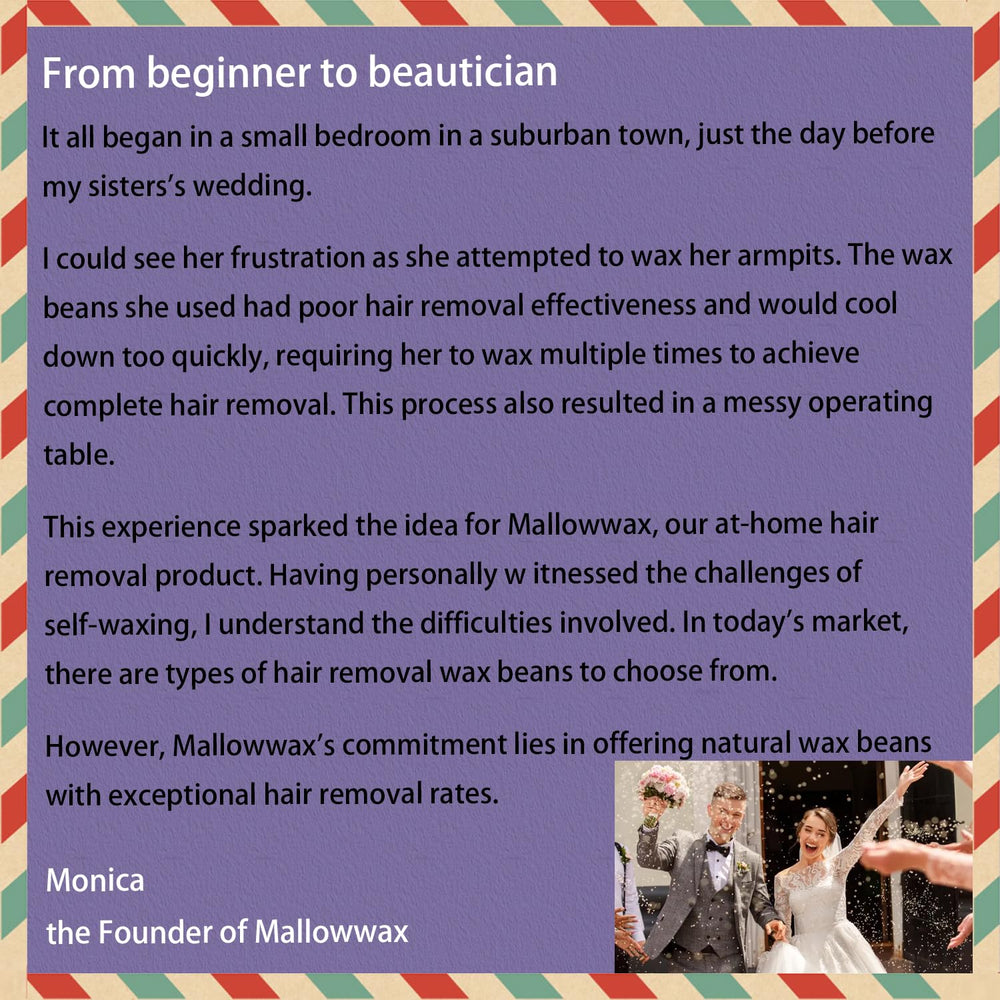 Illustration emphasizing Mallowwax hypoallergenic ingredients for sensitive skin