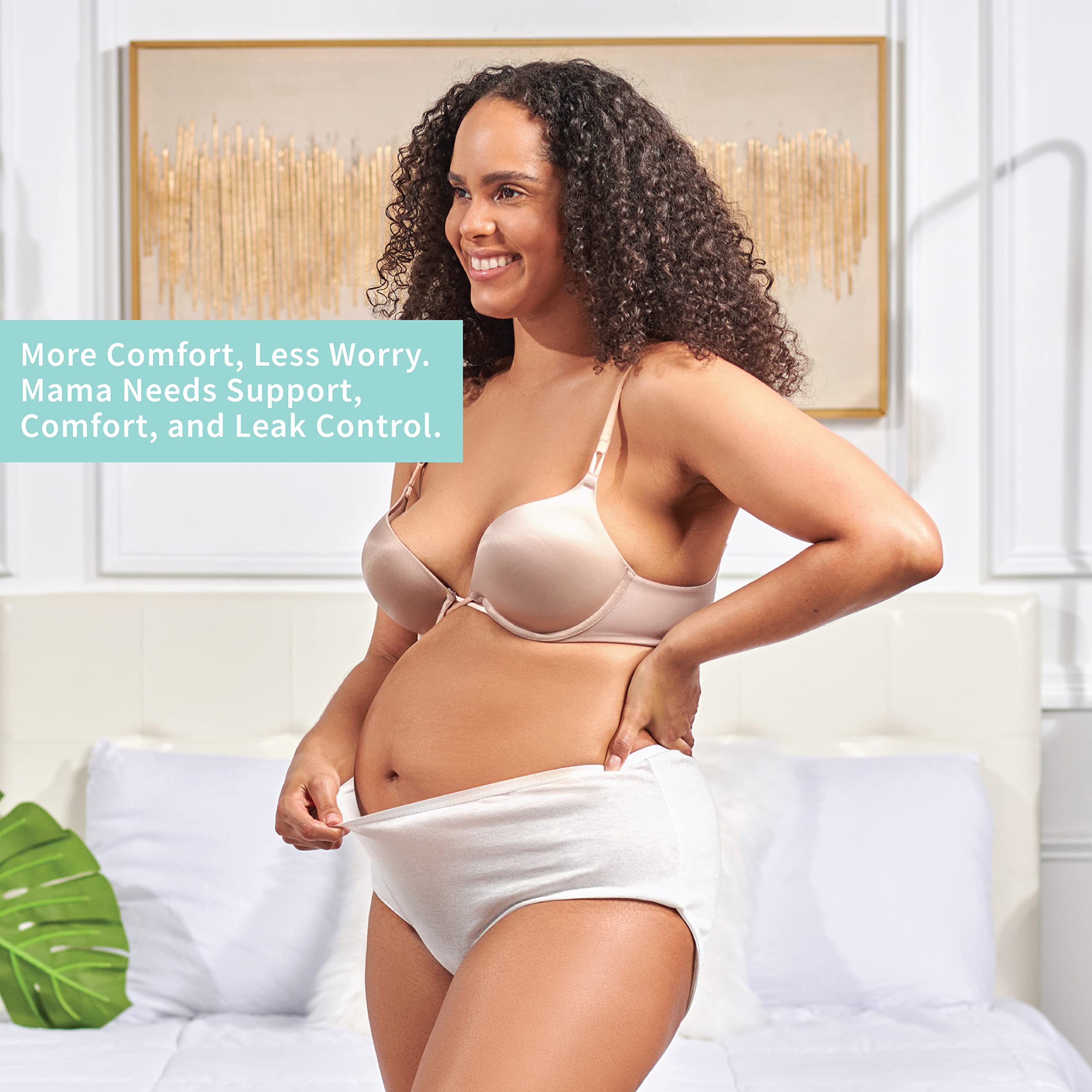 Mama & Wish disposable postpartum underwear for quick, comfortable changes