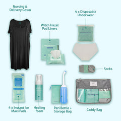 Mama & Wish collapsible peri bottle for convenient cleansing after birth