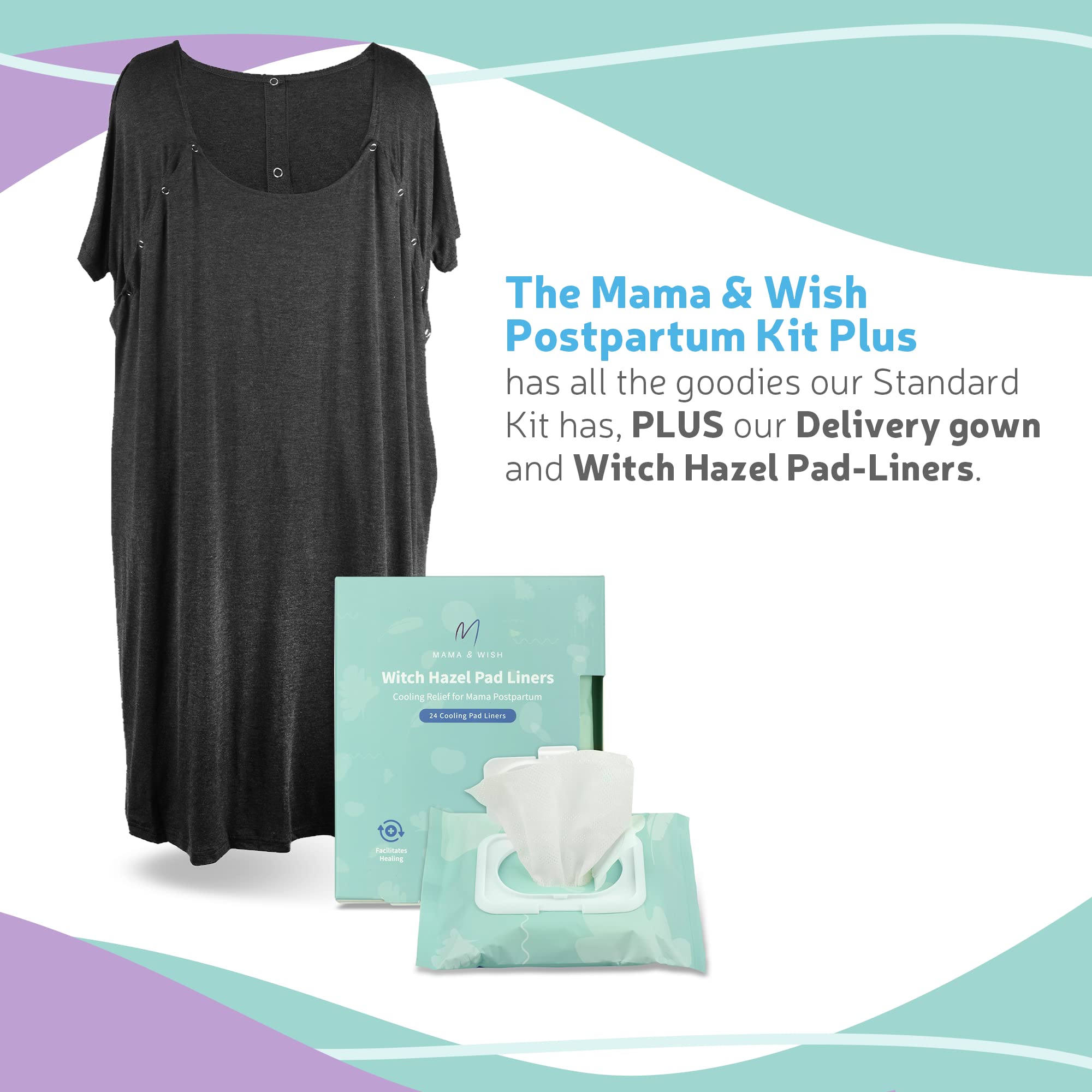 Mama & Wish witch hazel foam for soothing perineal care