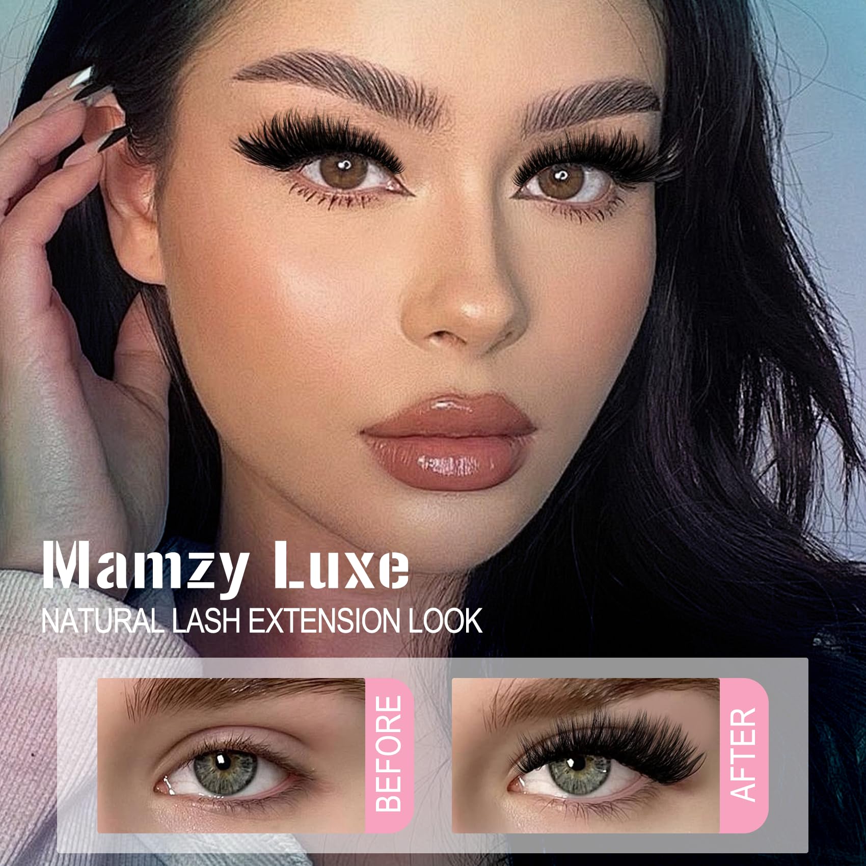 Mamzy Luxe model wearing clusters for a finished look suitable for events and daily wear