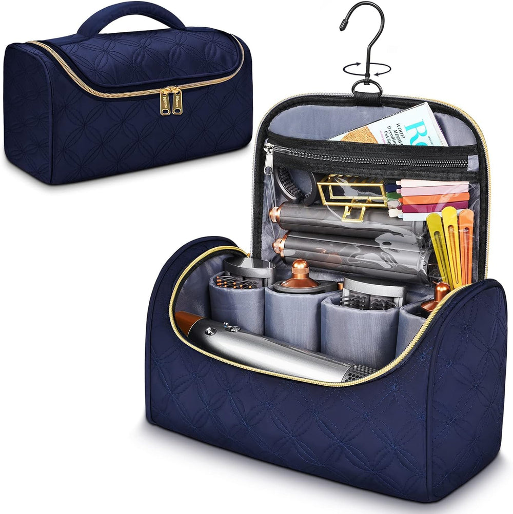 Mancro Airwrap travel case size reference helps plan suitcase packing.