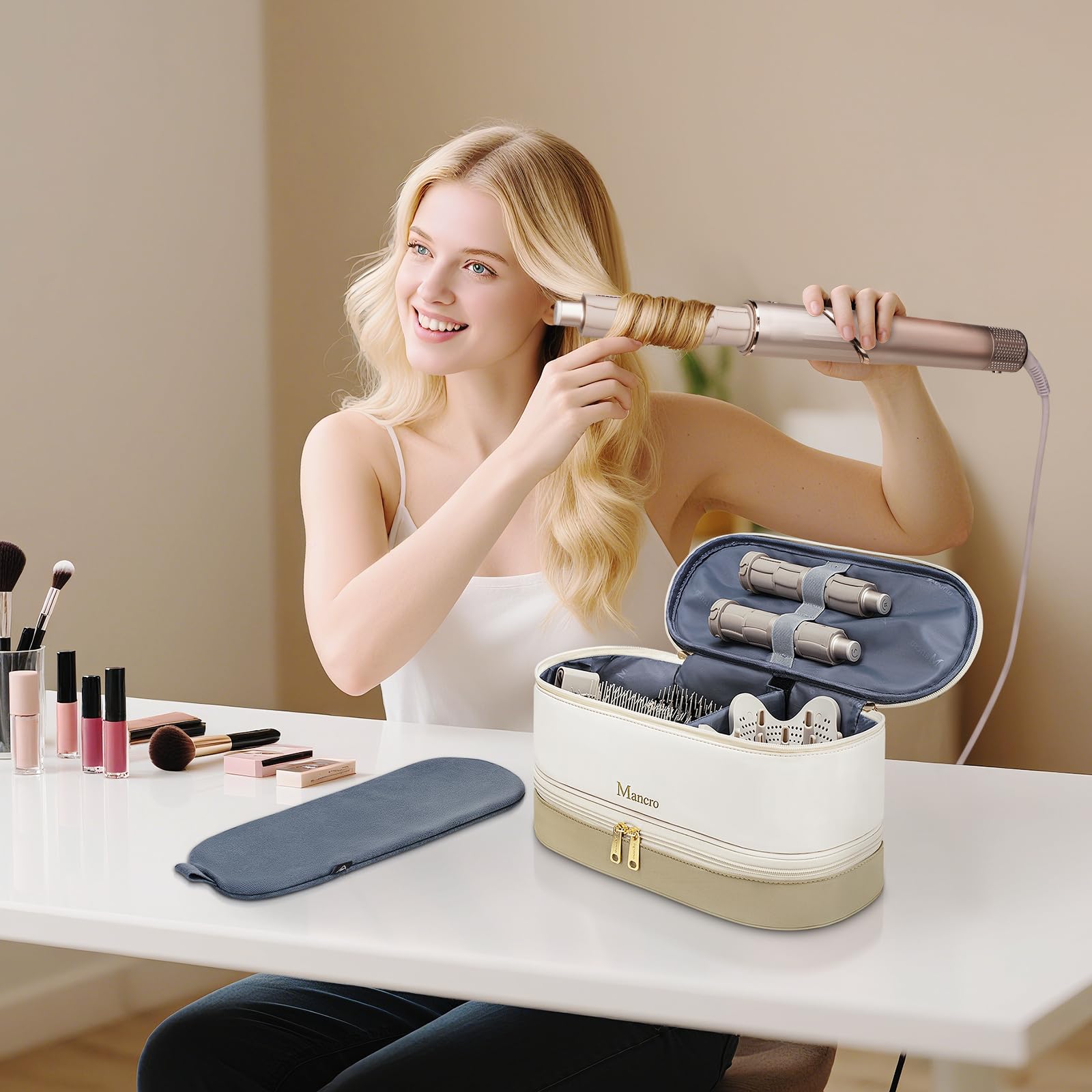 Mancro travel-ready design simplifies packing for trips or daily use.