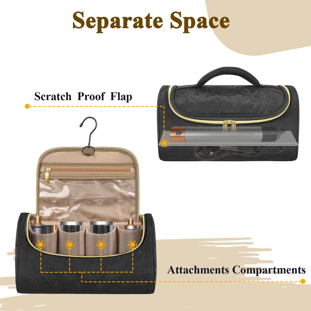 Mancro Dyson Airwrap divider flap image demonstrates prevent scratches and stay organized