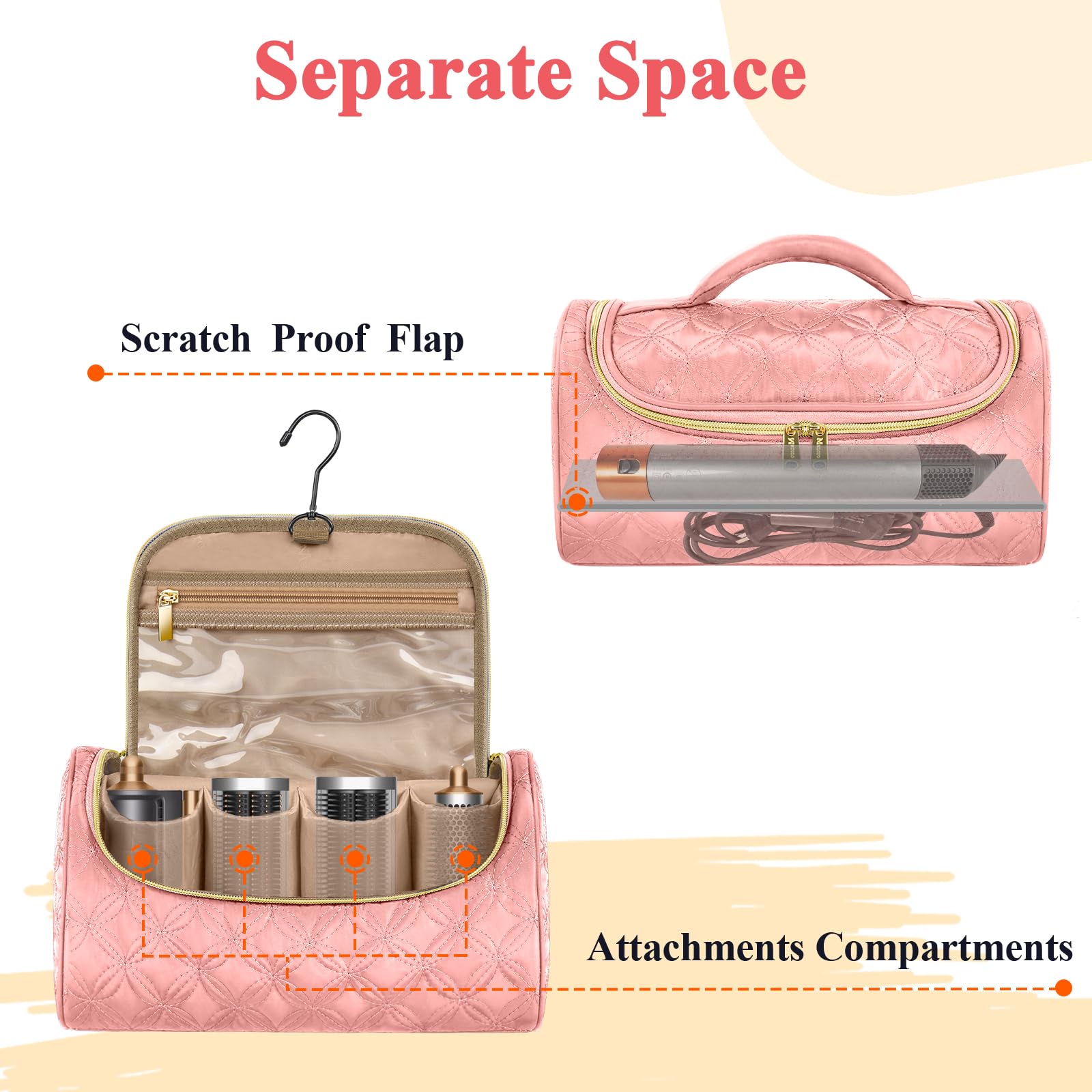 Mancro case with individual compartments secures short barrels and attachments.