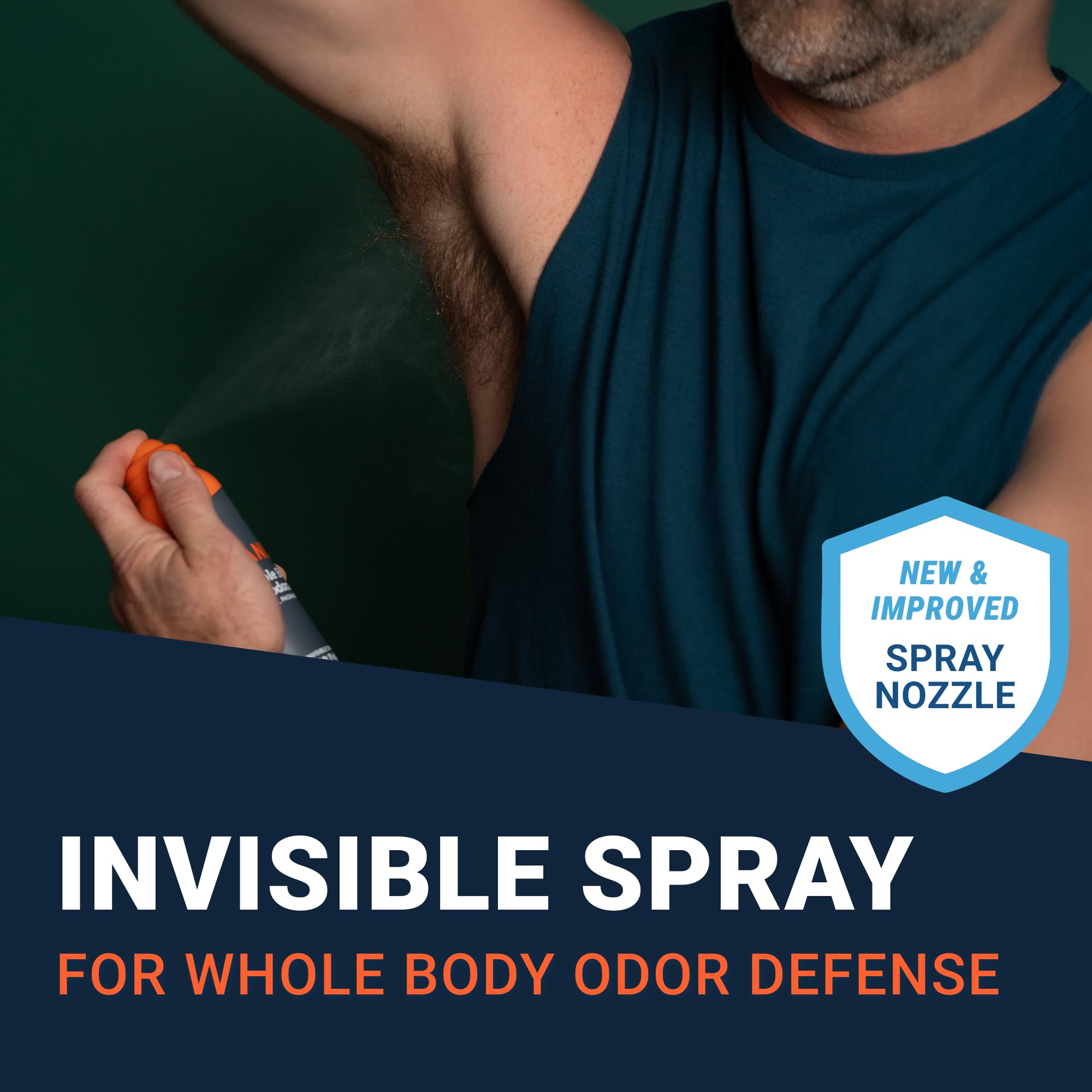 Graphic emphasizes 72-hour odor control for lasting freshness