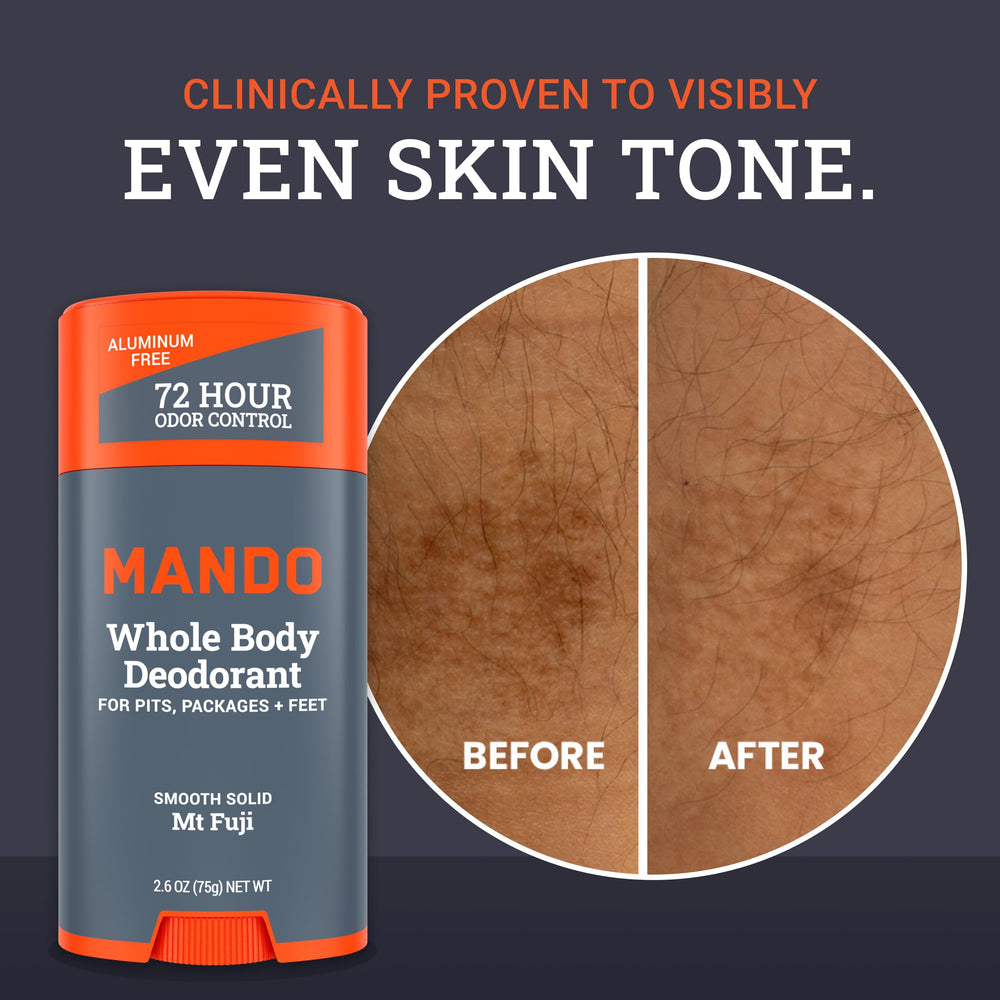Graphic illustrating Mando 72-hour odor control capability