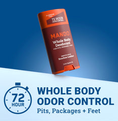 Mando Acidified Body Wash lather for full-body cleansing and odor control.