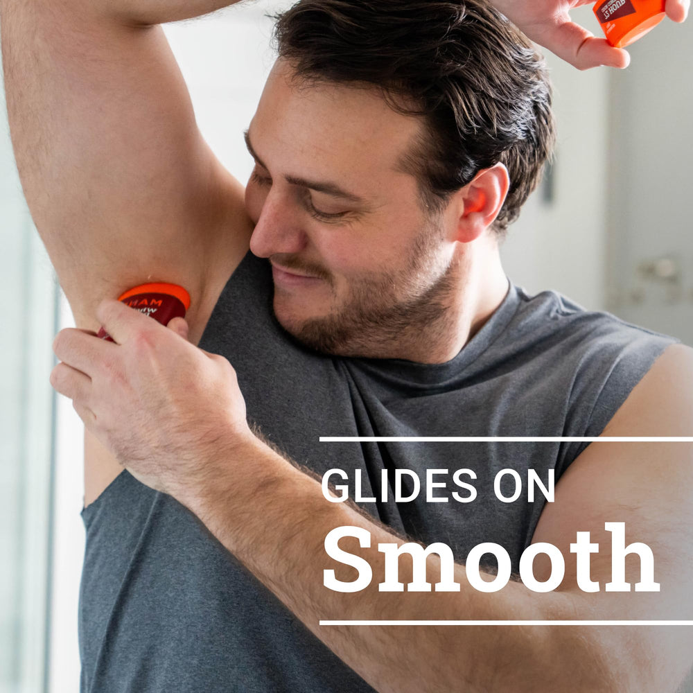 Mando clean ingredients label highlights paraben-free formula for sensitive skin.