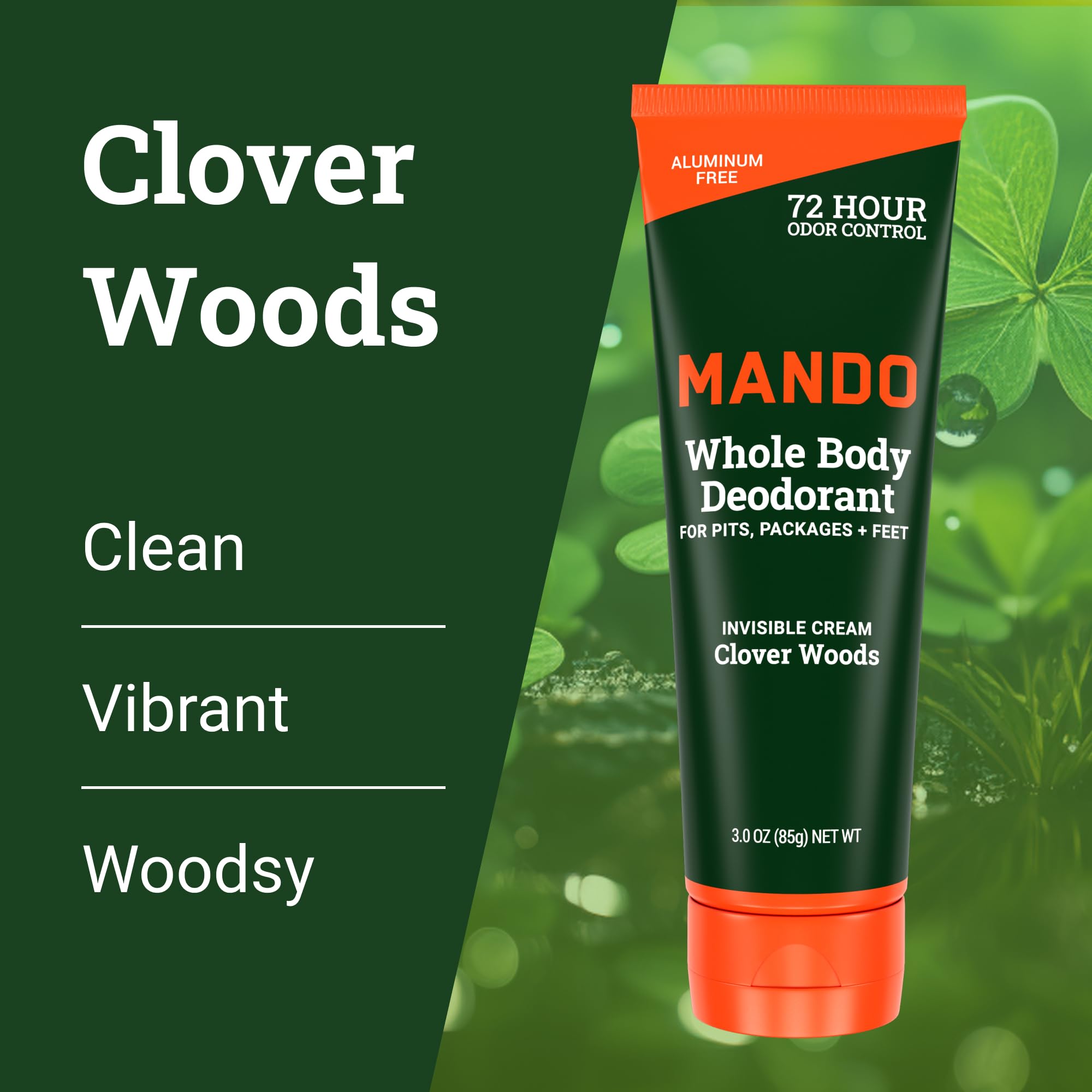 Mando invisible-cream pits-visible-application highlights comfortable, everyday use