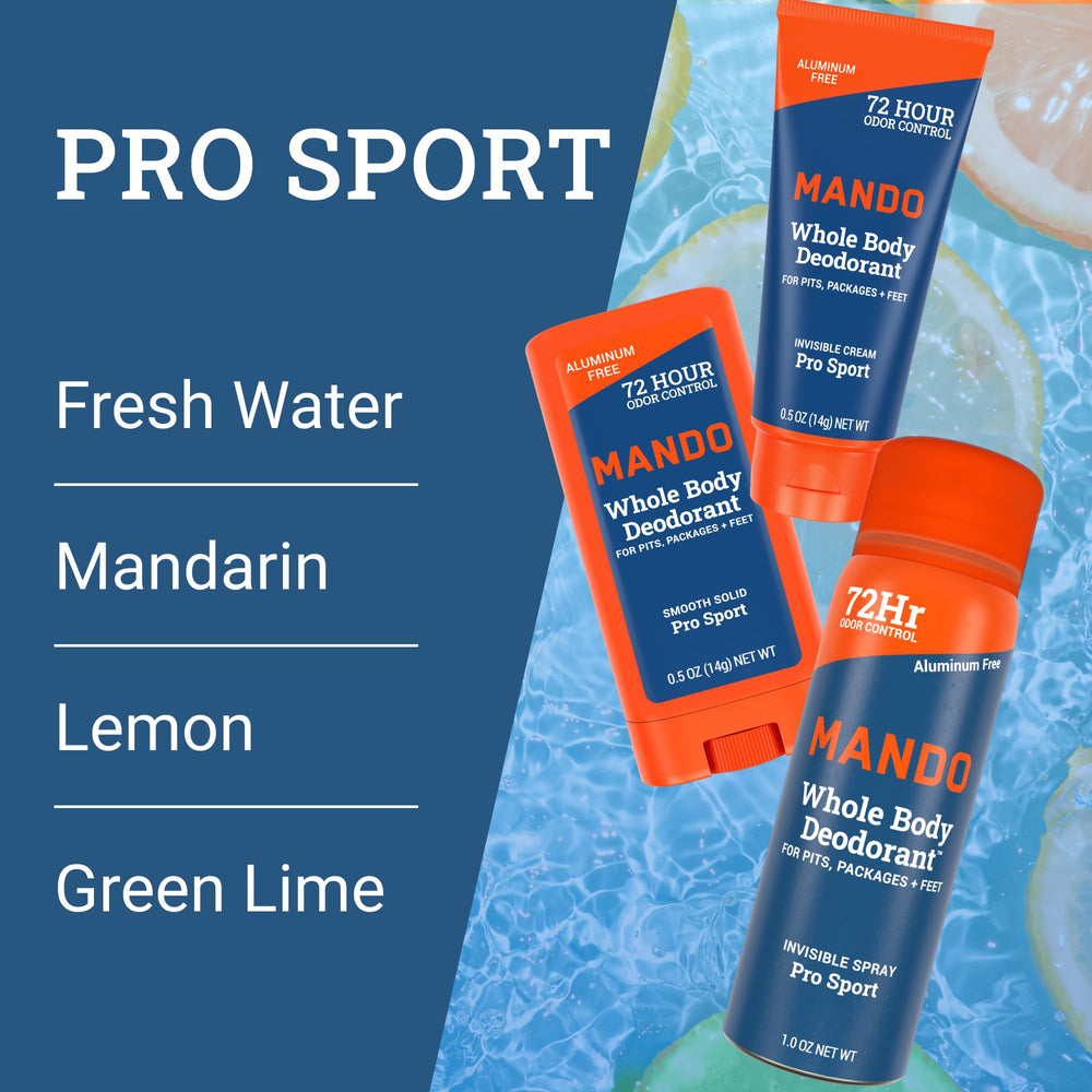 Mando On-The-Go Use demonstrates discreet odor control anywhere.