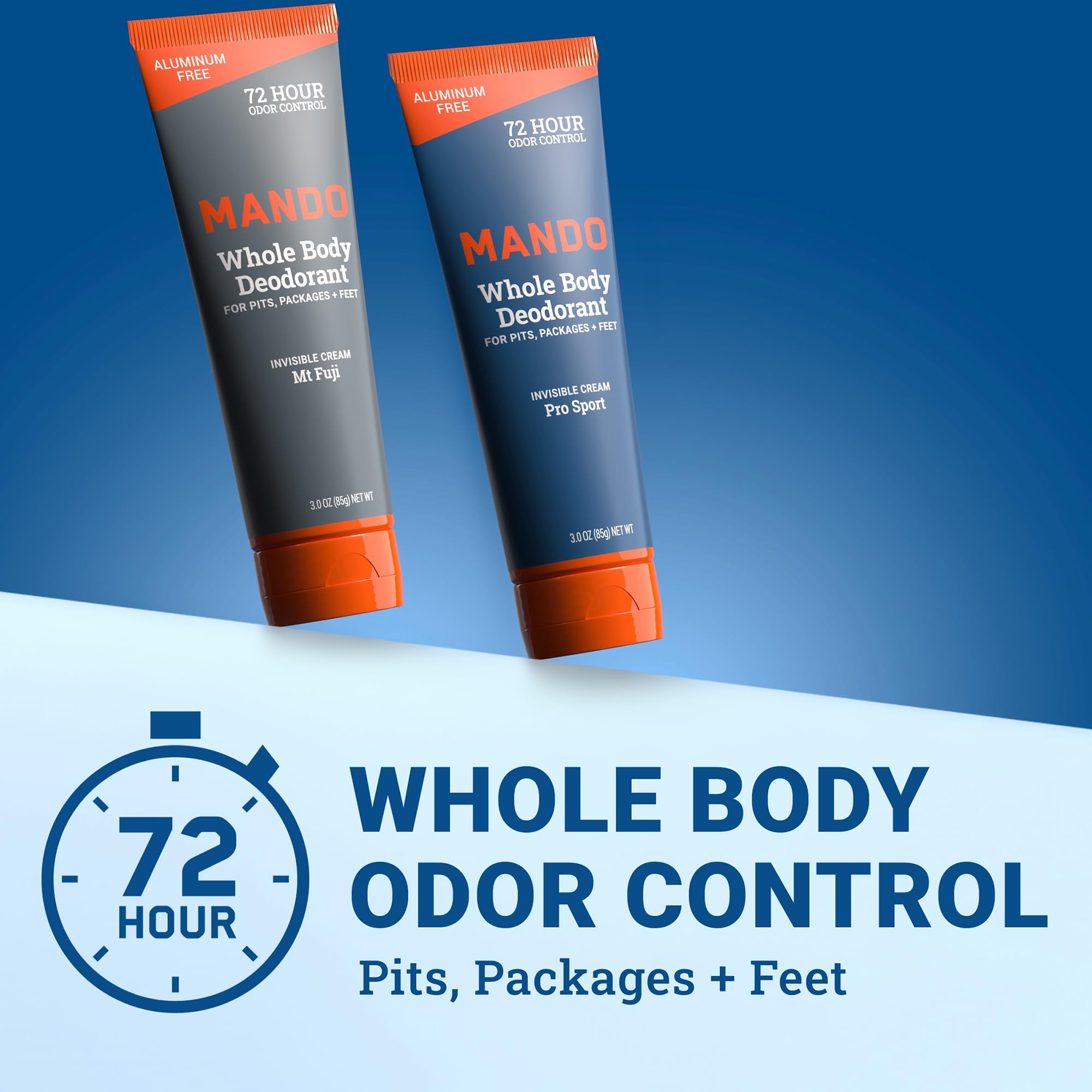 Mando Mount Fuji pack-2 front with discreet odor protection for daily wear.