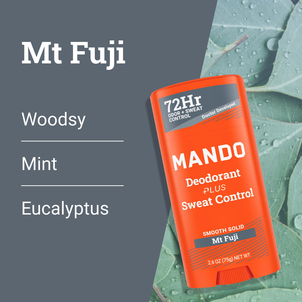 Mando Mt Fuji ingredients skin-safe formula free from baking soda.