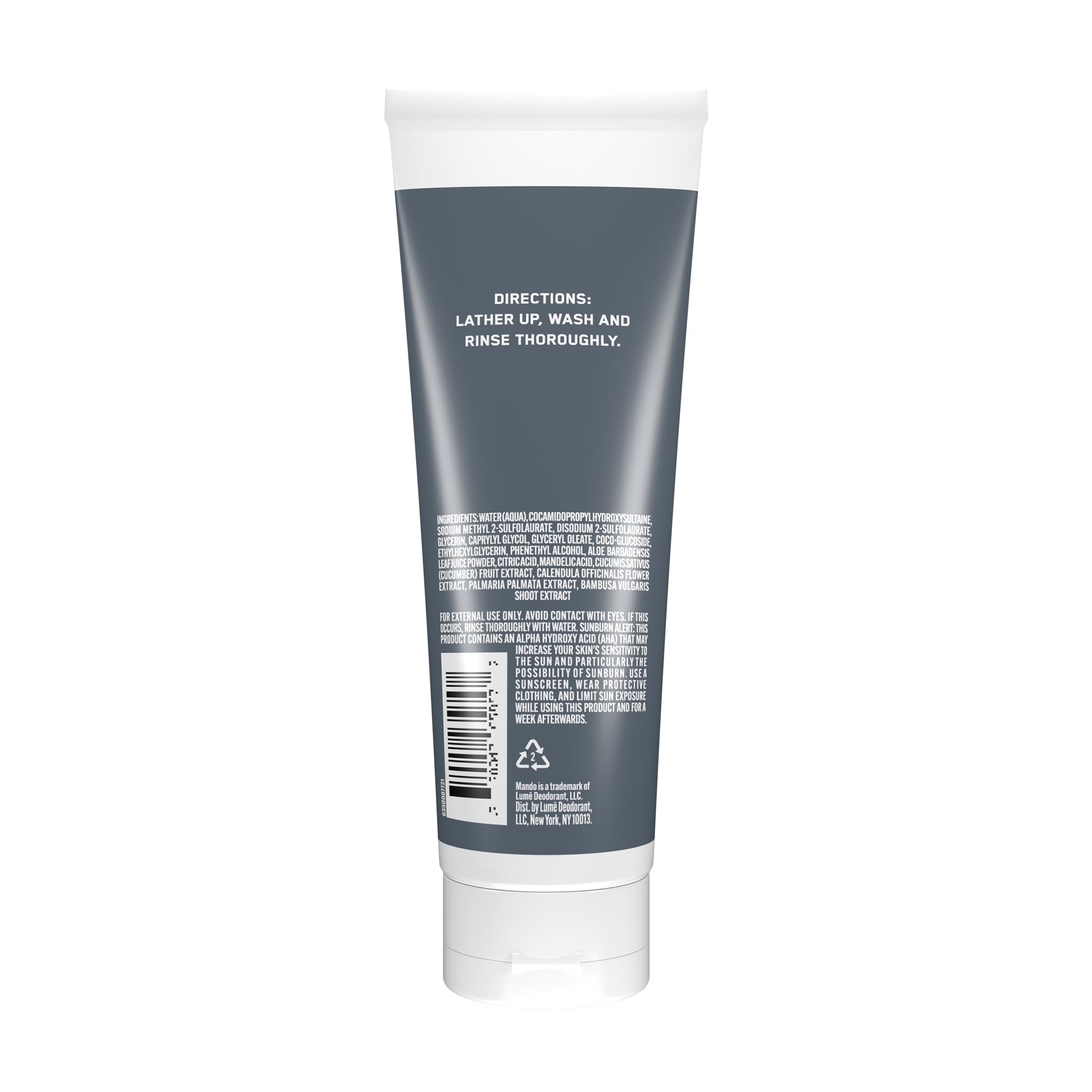 Mando Odor Shield mandelic acid icon emphasizing odor-neutralizing ingredients