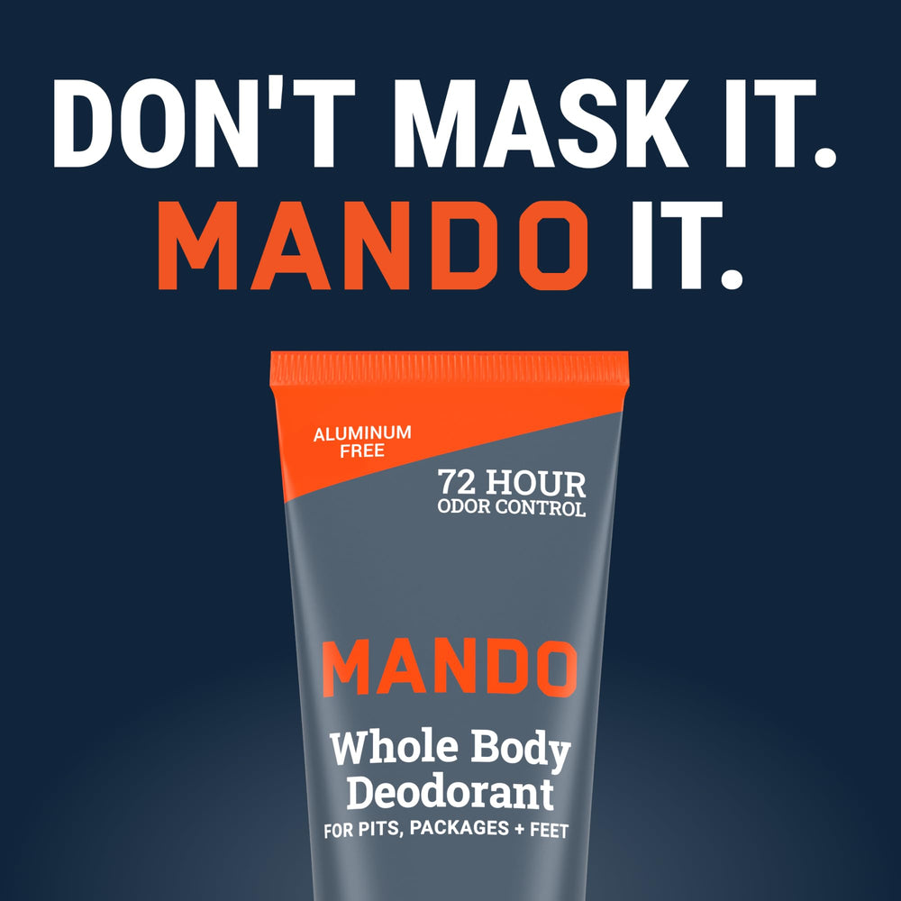 Mando pack-of-2 3oz Mt Fuji image emphasizes value for travel or gym bags