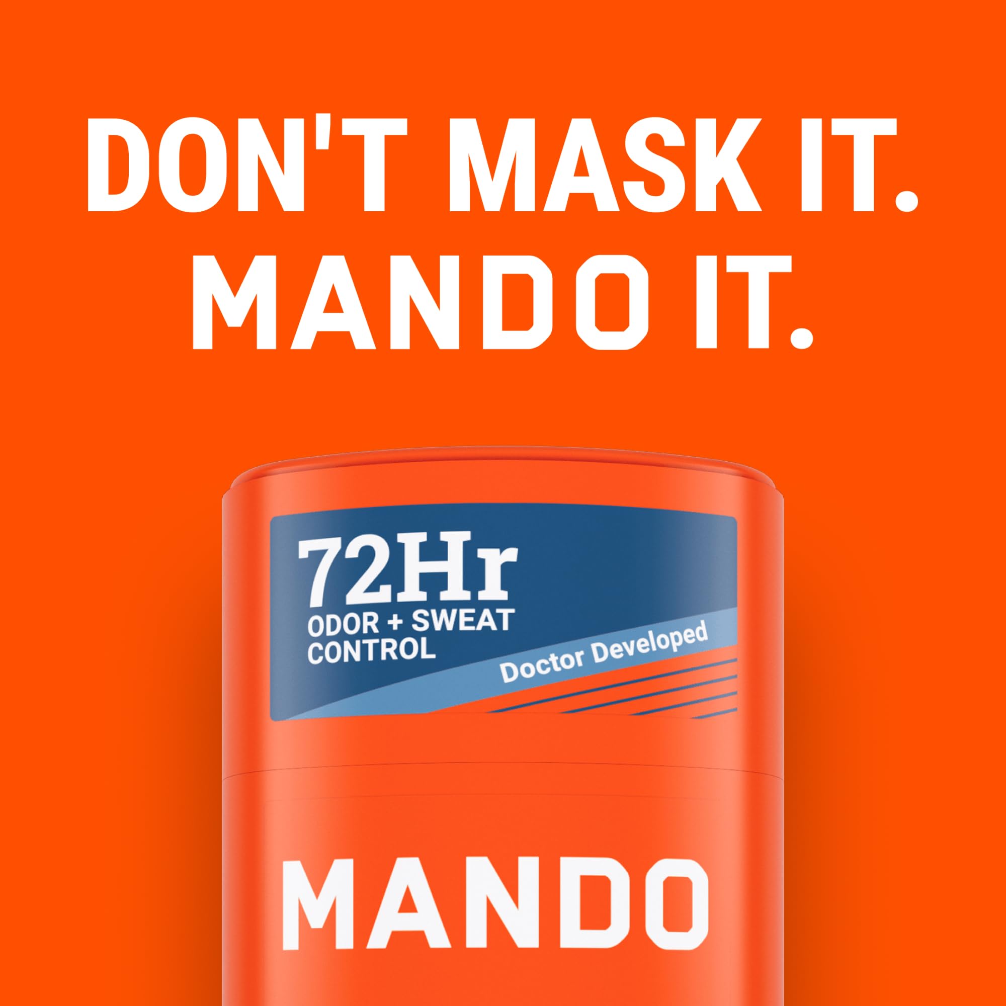 Mando Pro Sport two-pack travel-ready design for on-the-go freshness.