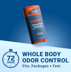 Mando solid bar glide demonstrates easy application and odor prevention.
