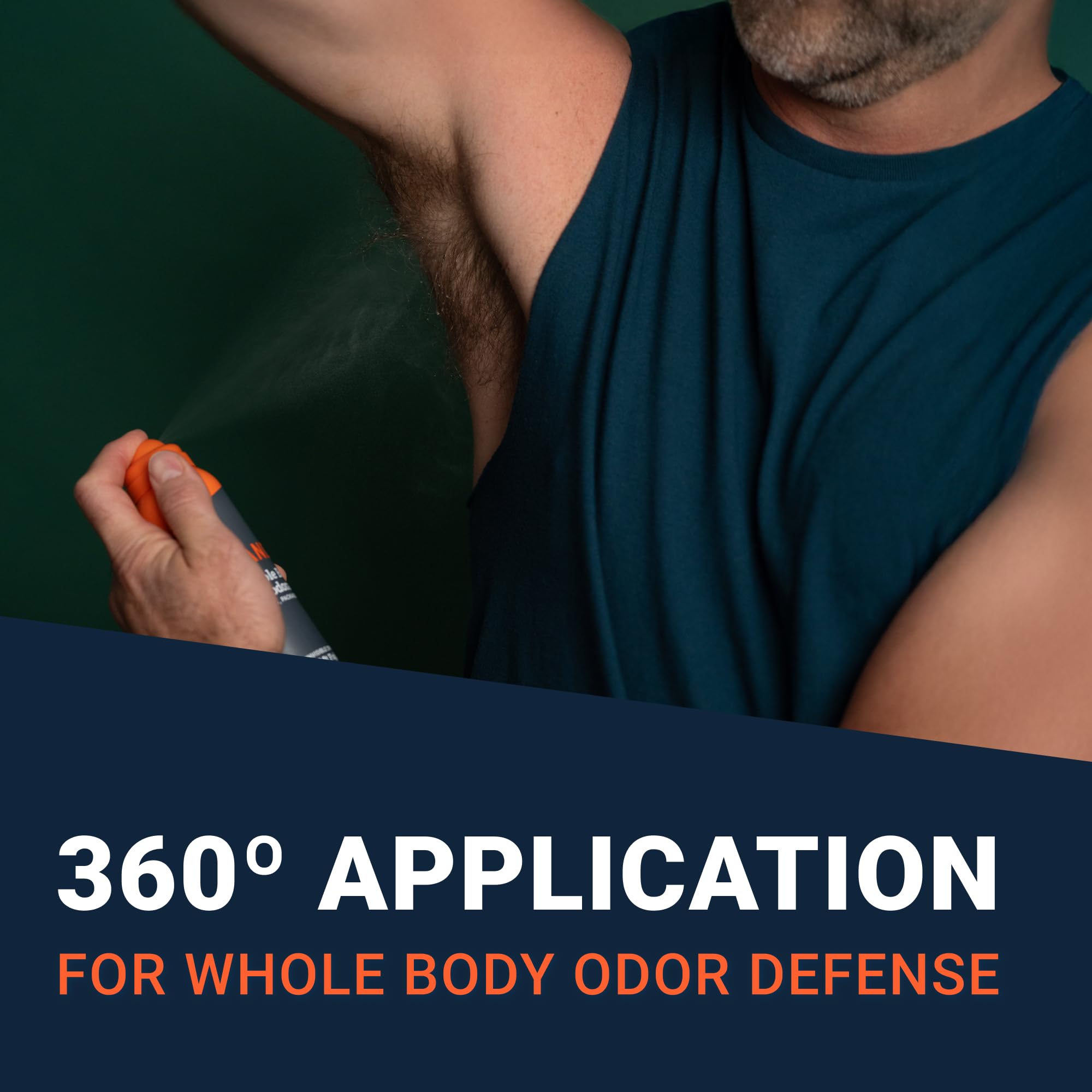 Mando two-piece bundle packaging for convenient at home odor defense.