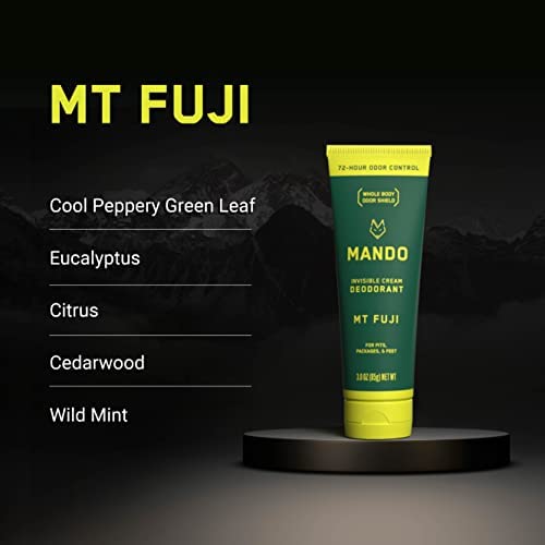 Mando application glide demonstrates invisible cream texture for clean underarms