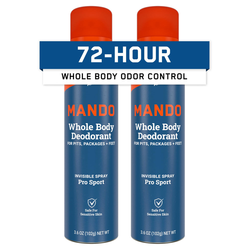 Mando Whole Body Deodorant can front offers aluminum-free protection for all-day freshness.