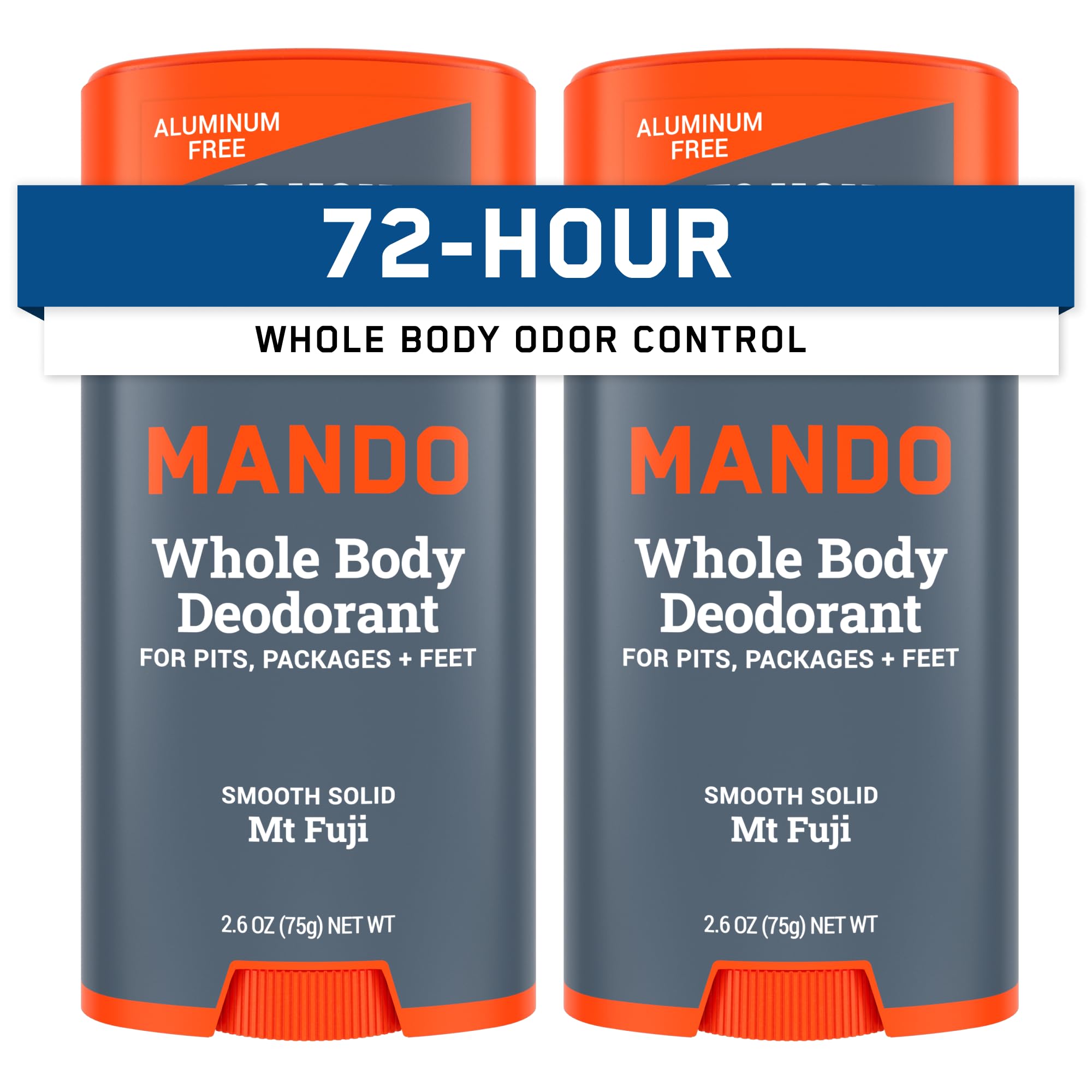 Mando Mt Fuji two-pack deodorant shown for convenient daily odor control