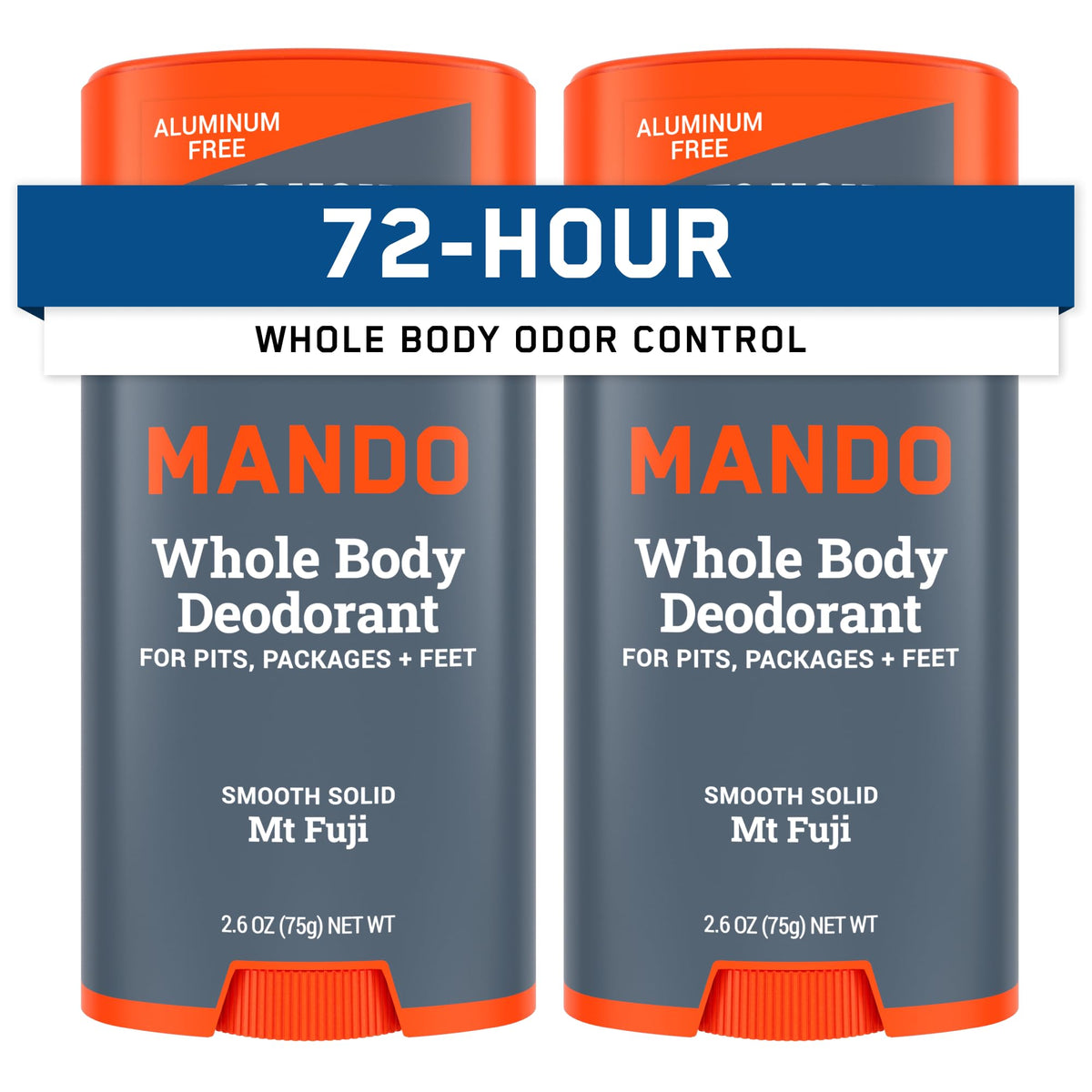 Mando Mt Fuji two-pack deodorant shown for convenient daily odor control
