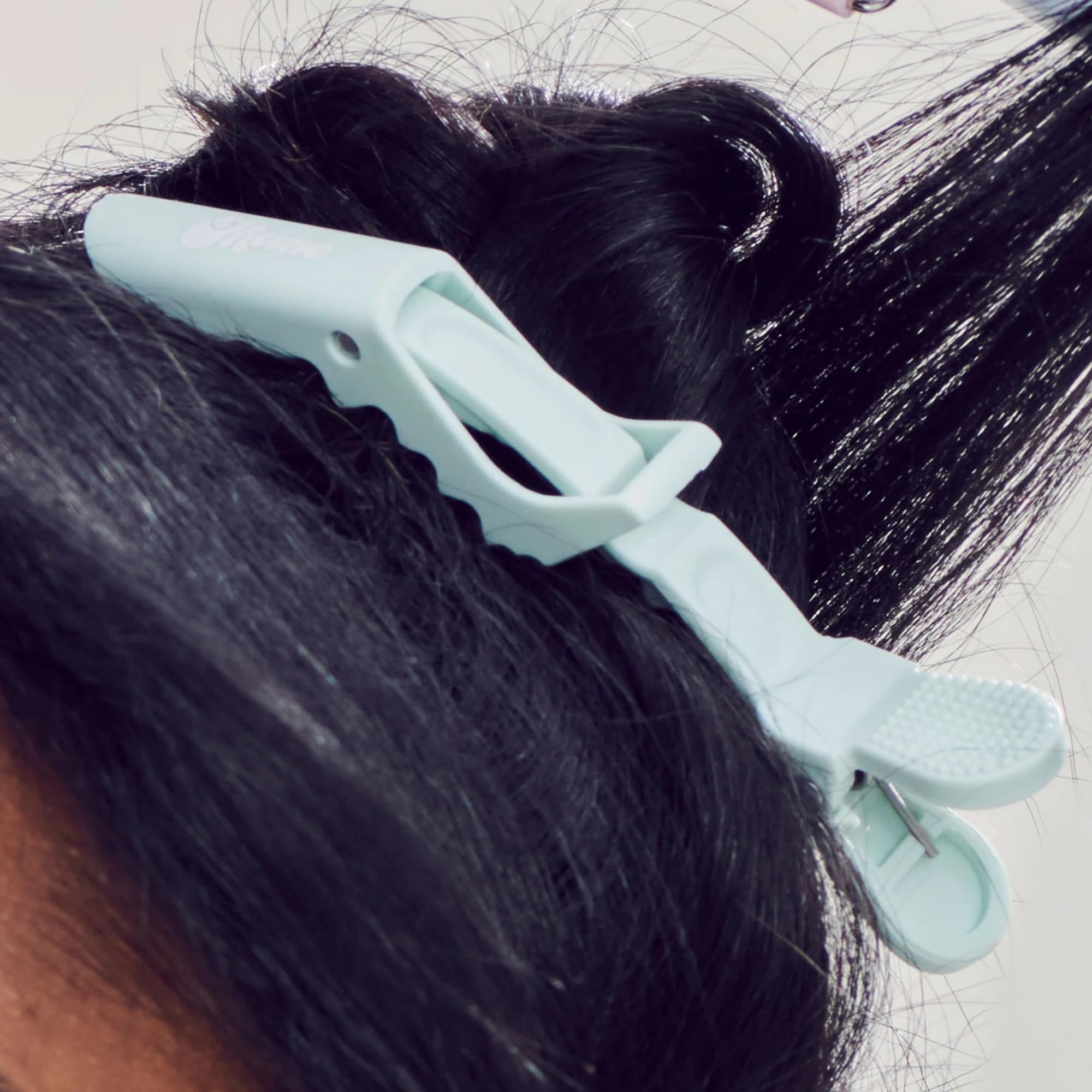 Mane All Grip No Slip clip stored in drawer showing compact storage solution