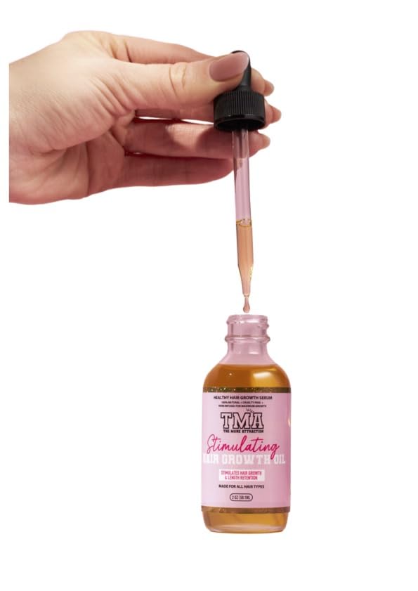 The Mane Attraction hair oil texture is lightweight with no greasy residue