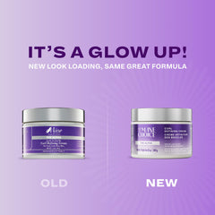 Alpha Curly Cream close-up shows hair shine and defined curls with hydrating formula.