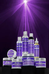 The Mane Choice Alpha Curly Cream texture close-up suggests creamy, moisturizing consistency.