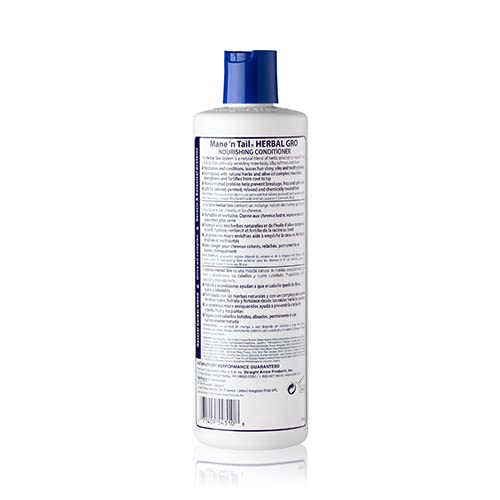 Mane 'n Tail herbal blend and olive oil ingredients suggesting nourishing scalp and hair care