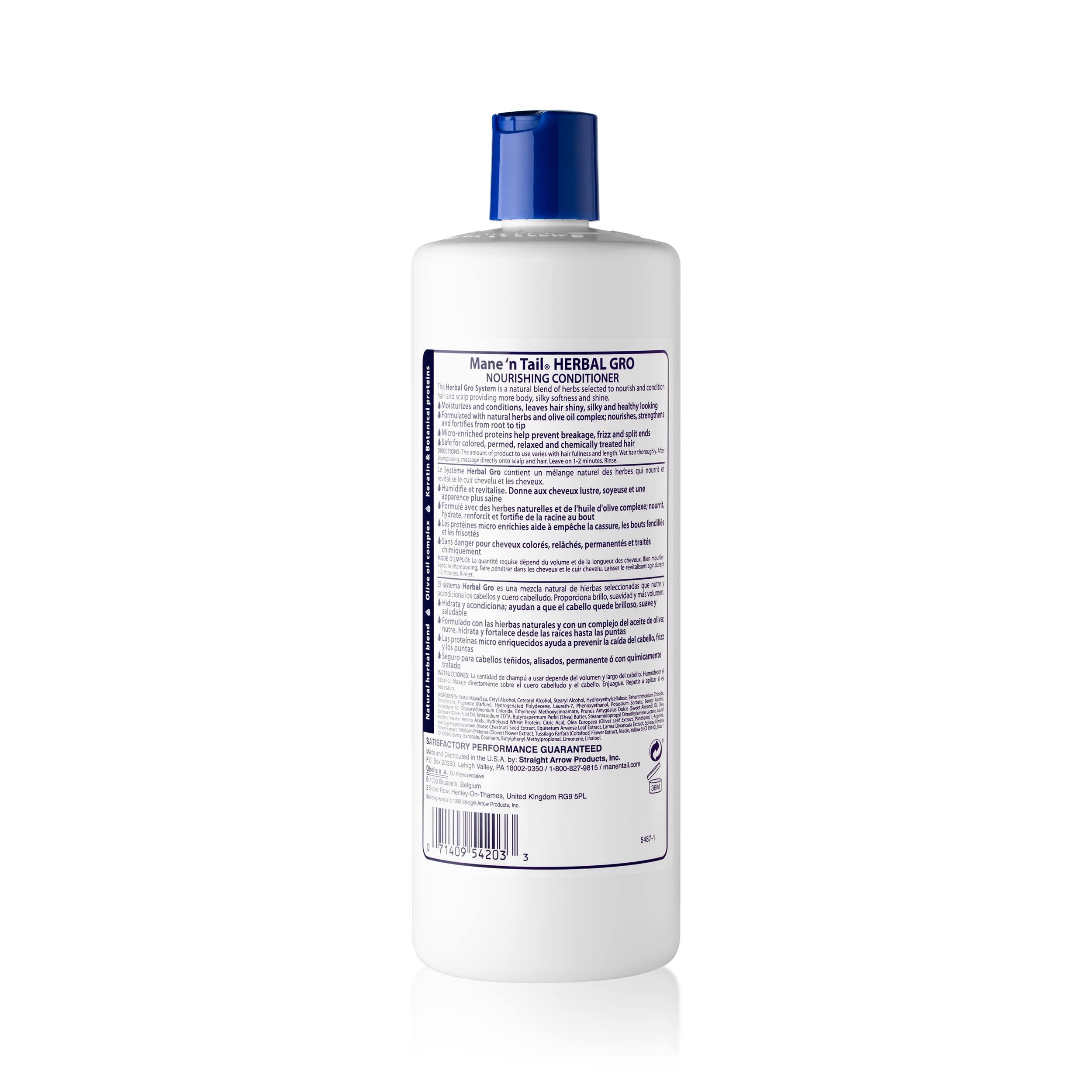 Mane 'n Tail Herbal-Gro hair-shine after use shows healthy glow.
