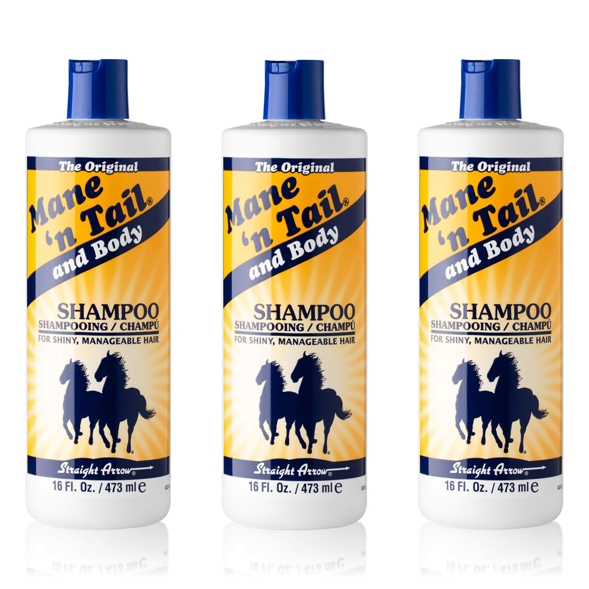 Mane 'n Tail Original Formula Shampoo 16oz pack shot highlights value for thicker, fuller hair.