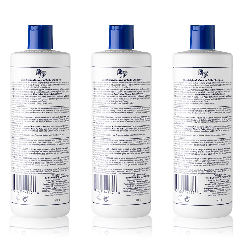 Mane 'n Tail Original Formula shampoo pump-dispense for easy daily cleansing and shine.
