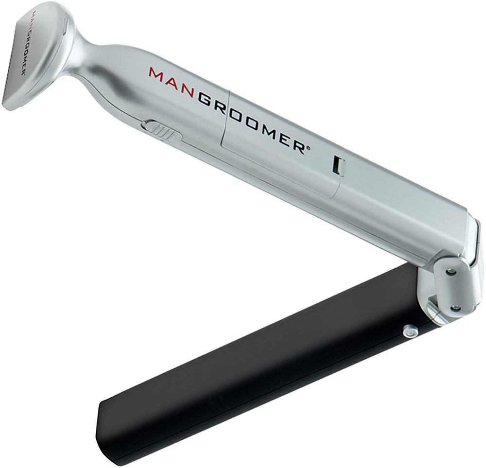 MANGROOMER back shaver compact storage shows discreet travel-ready design