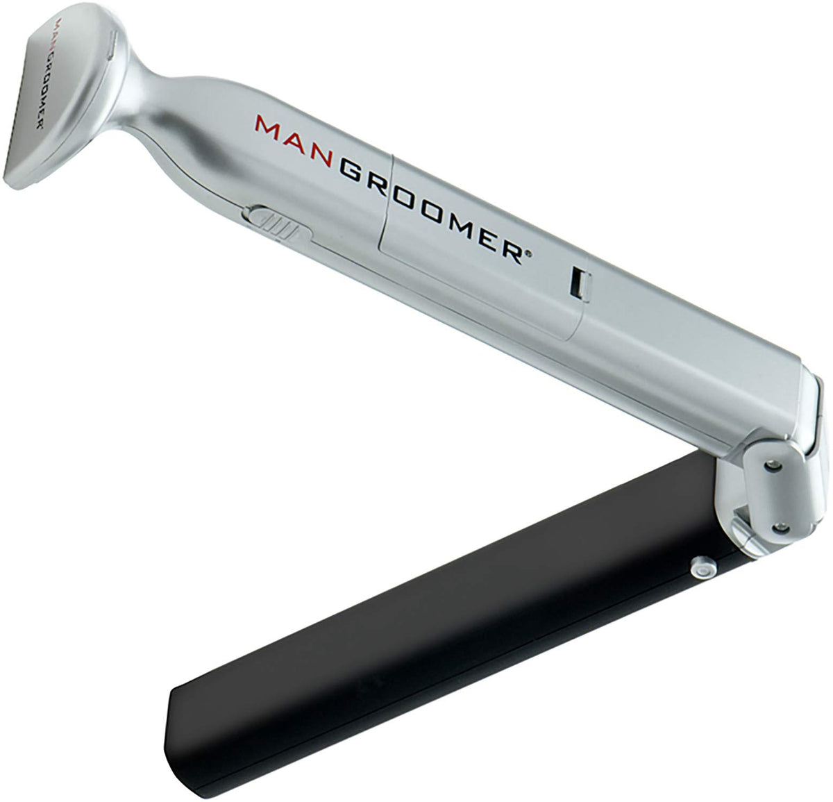 MANGROOMER back shaver compact storage shows discreet travel-ready design