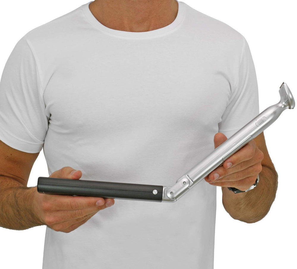 MANGROOMER back shaver angled reach for different back areas