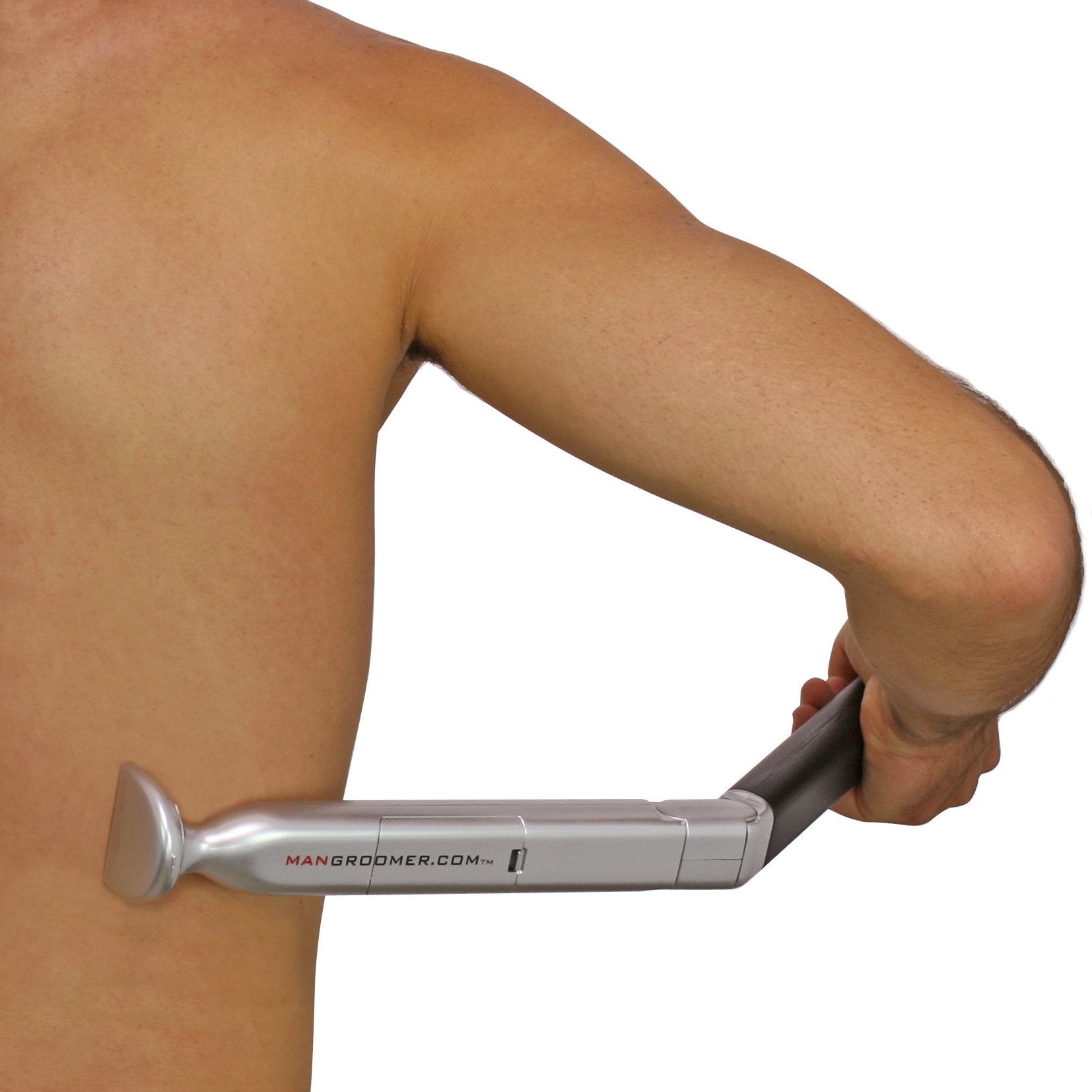 MANGROOMER back shaver portable design for travel and gym