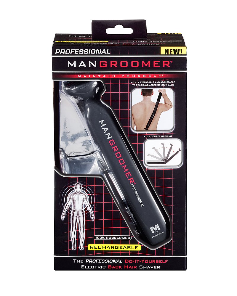 Mangroomer back shaver silent motor enables discreet grooming