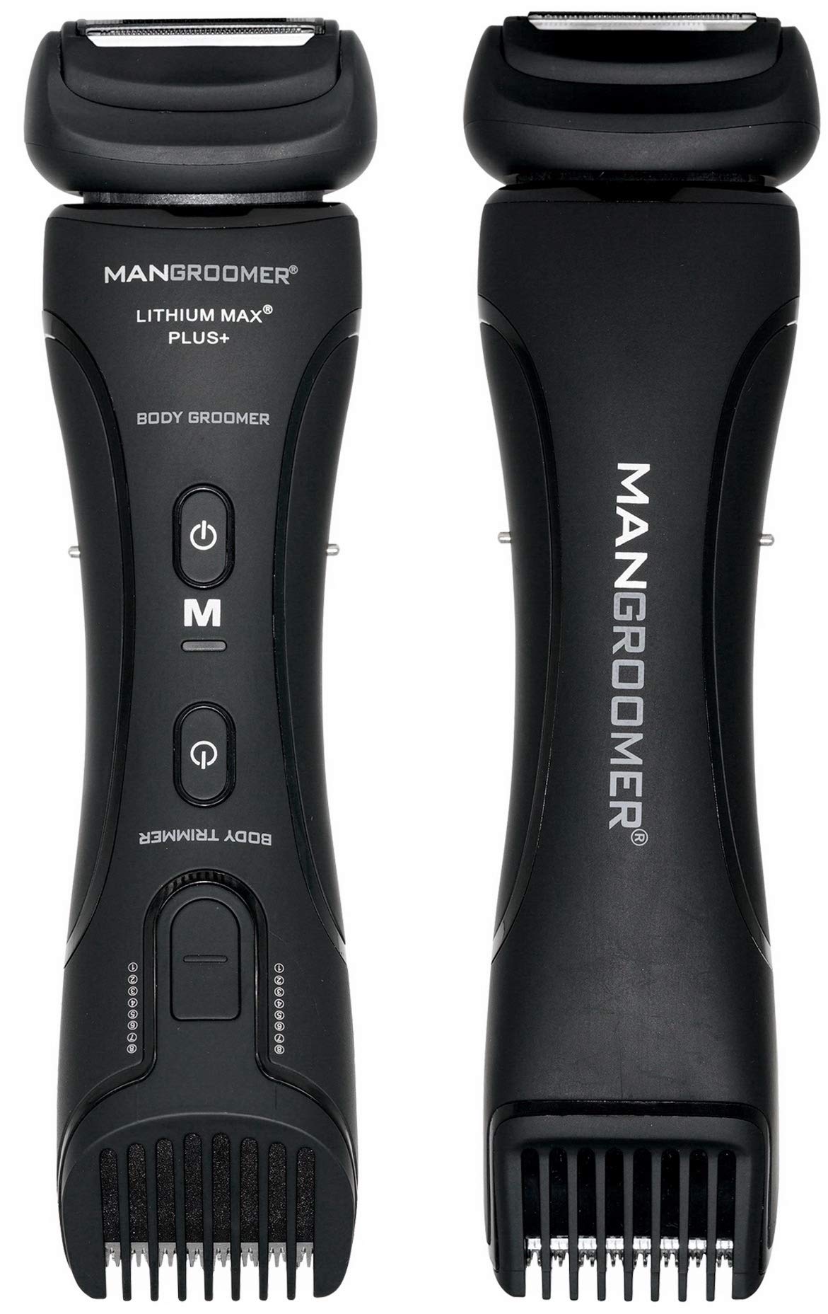 MANGROOMER Lithium Max Plus dual-head design enables versatile full-body grooming