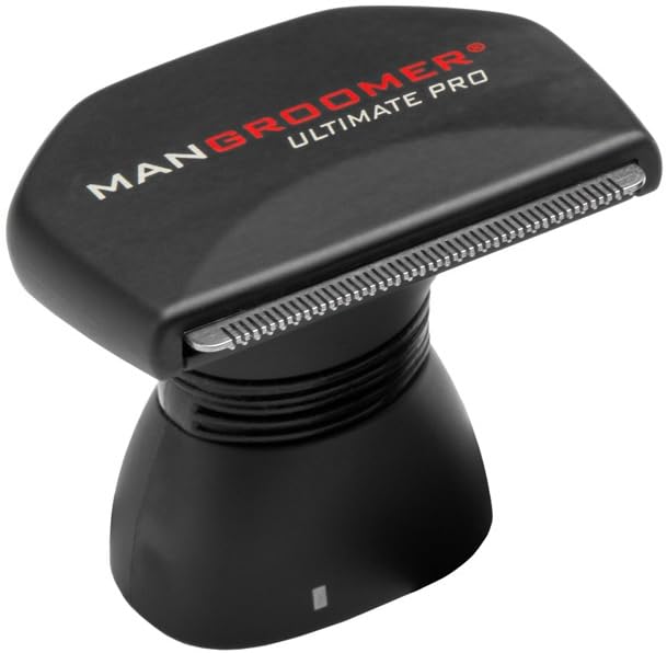 Mangroomer Ultimate Pro back shaver with wide blade delivers a close, smooth back shave.