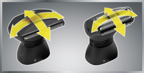 MANGROOMER Ultimate Pro Back Shaver foil head handles shorter hairs for maintenance