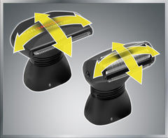 MANGROOMER Ultimate Pro Back Shaver two-head setup enables wide area and precision shaving