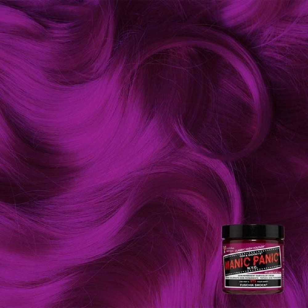 MANIC PANIC Fuschia Shock mixed with colors for custom shades