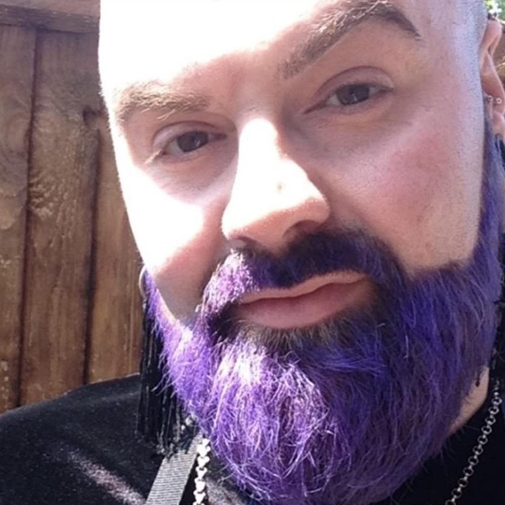 MANIC PANIC Electric Amethyst mixing bowl highlights shade customization in action