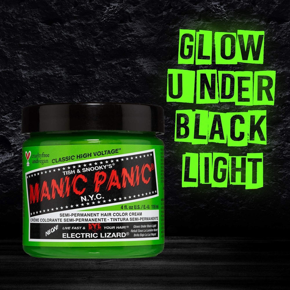 MANIC PANIC Electric Lizard conditioning formula leaves hair soft