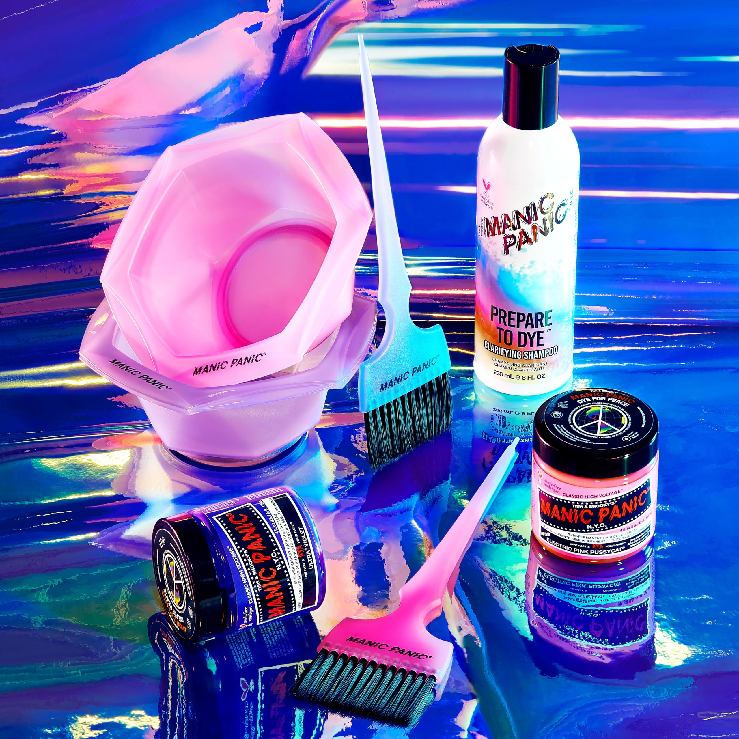 MANIC PANIC Electric Pink Pussycat resealable tub for multiple uses