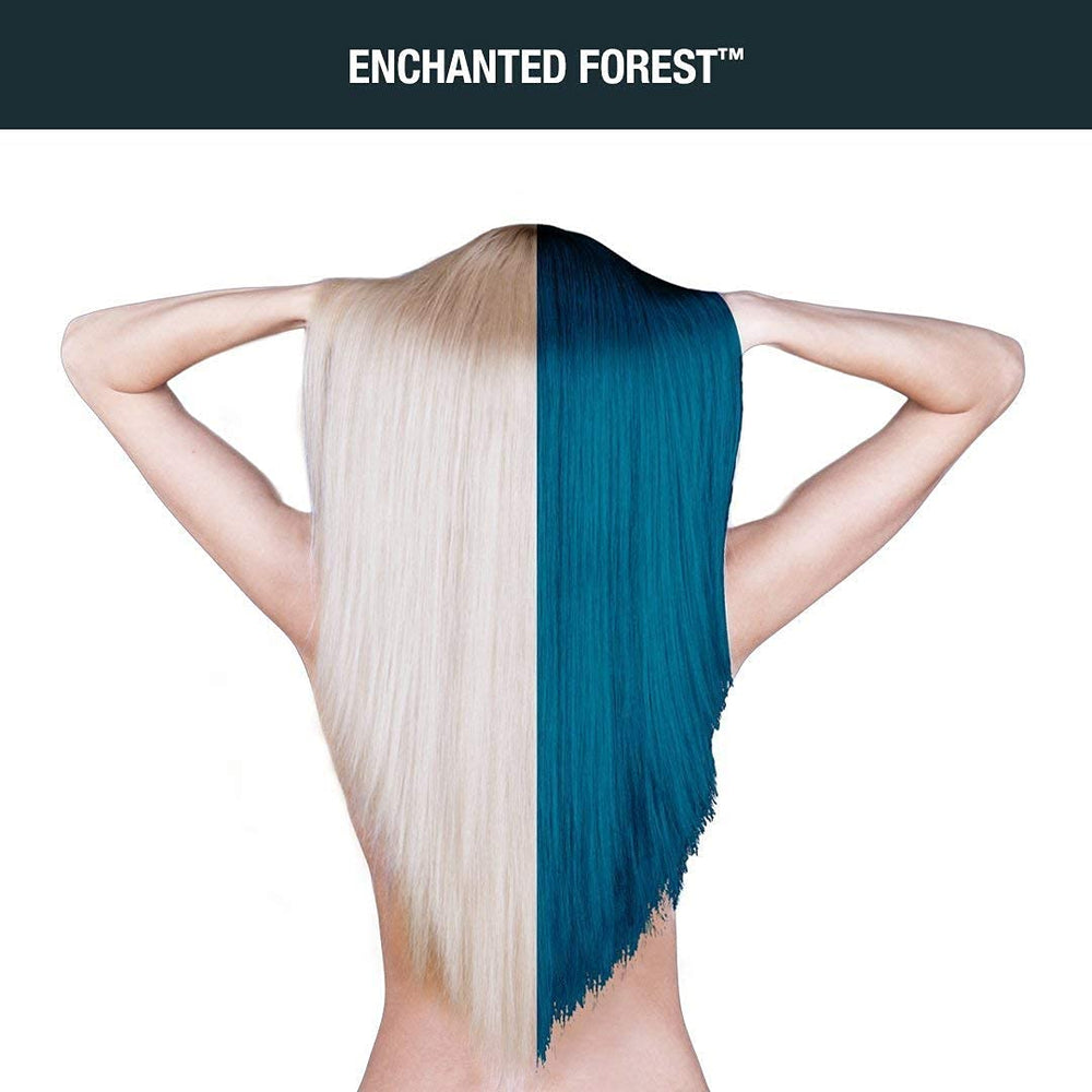 MANIC PANIC Enchanted Forest vegan cruelty-free label reinforces ethical color choice