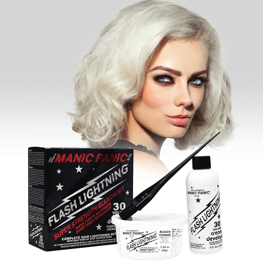 MANIC PANIC Flash Lightning mixing tub for DIY bleaching.
