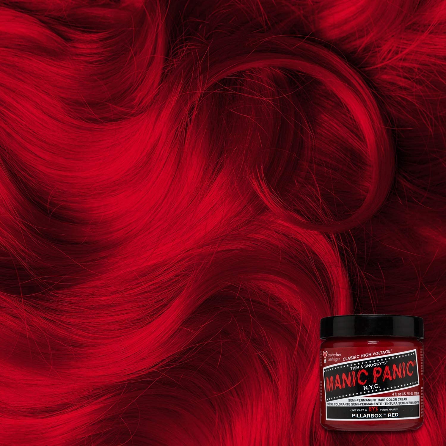 MANIC PANIC mixing custom shades reveals versatile color creation options